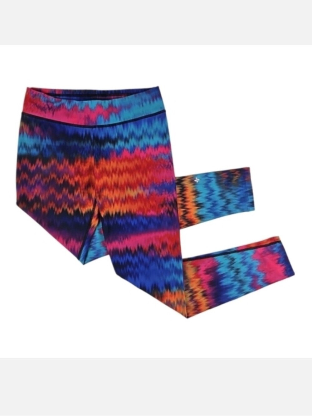 Workout Pants Leggings Blue Pink Orange Multi